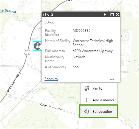 Set Location Set Location